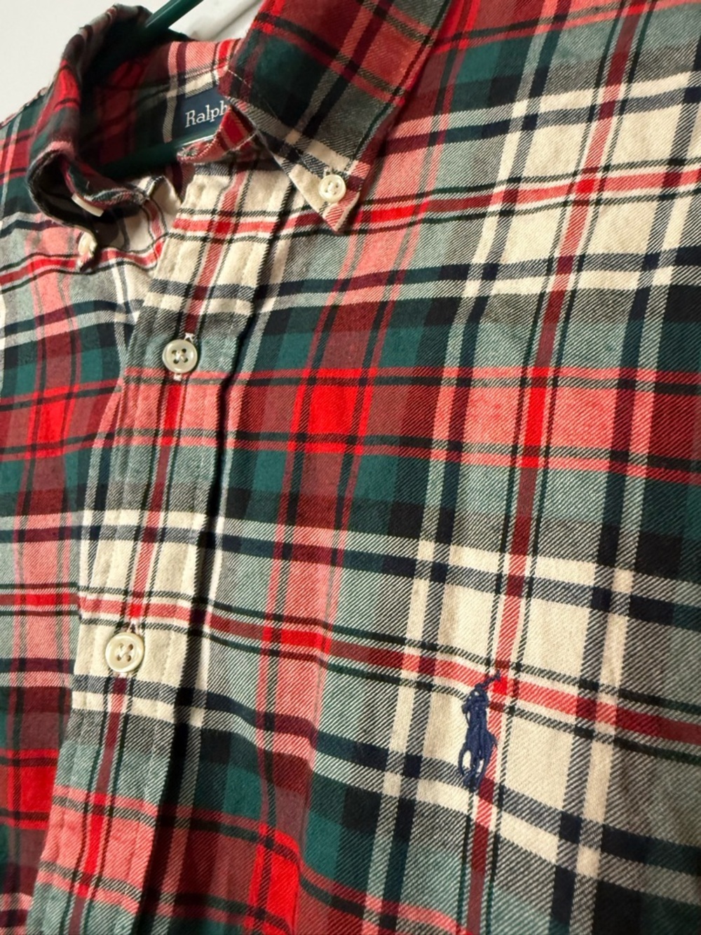 NWT Ralph Lauren multicolored Plaid Button-Down Shirt